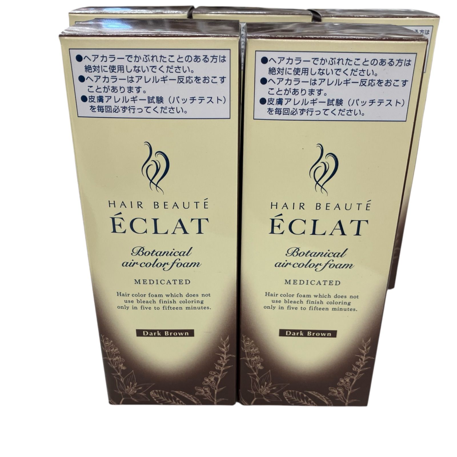 SG0001 ヘアボーテ エクラボタニカル エア フォーム EX ダークブラウン 白髪用 5点セット