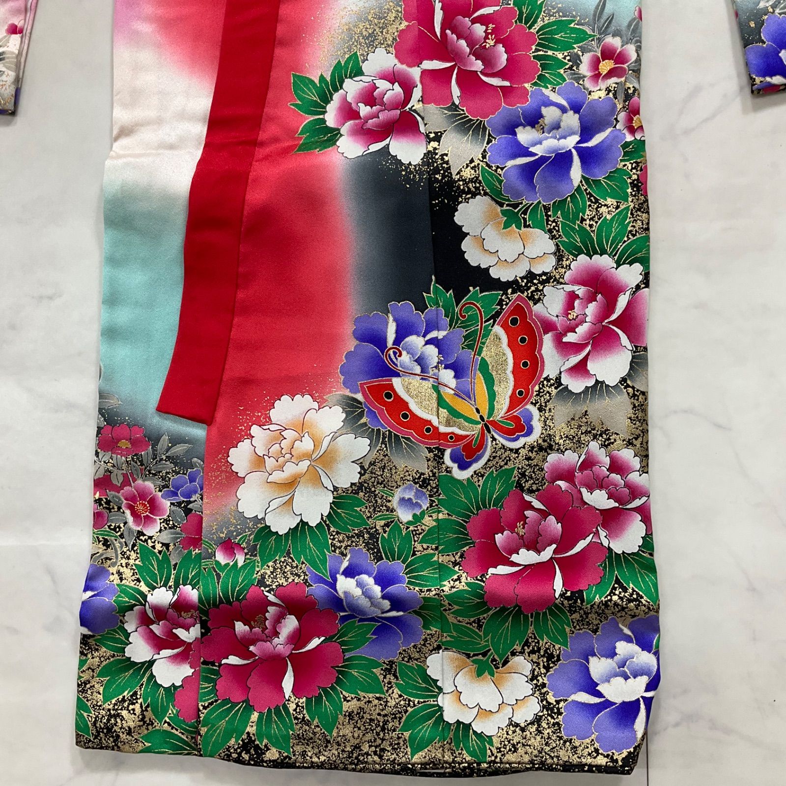 ◇kimono+one◇美品◇産着◇お宮参り◇正絹◇子供着物◇七五三◇女の子