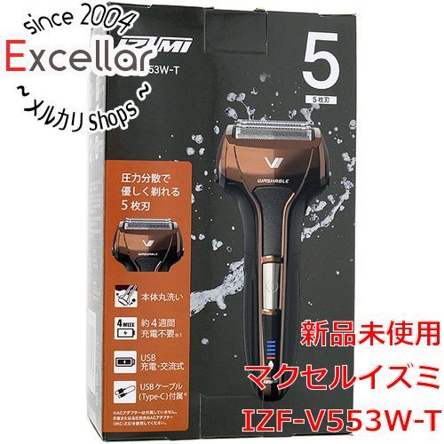 bn:8] IZUMI メンズシェーバー 5枚刃 ソリッドモデル IZF-V553W-T ...