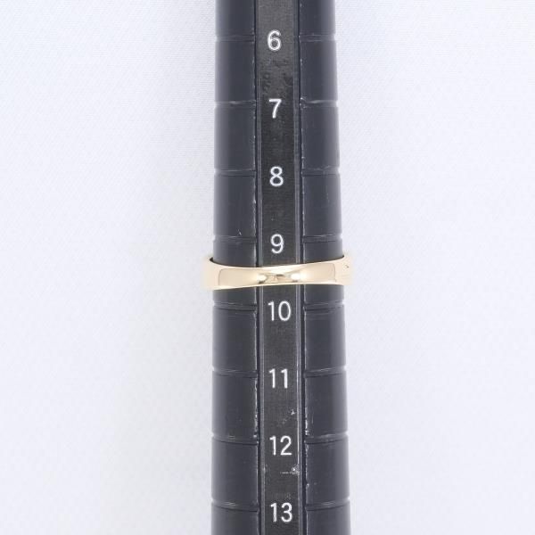 K18YG リング 指輪 9.5号 ダイヤ 0.19 総重量約3.2g - ワンダー