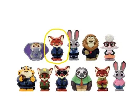 ソフトビニール パペット マスコット ズートピア フィギュア