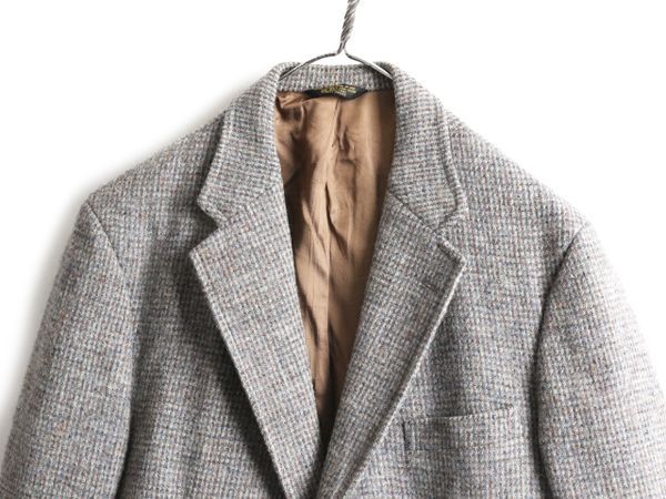 80s ビンテージ USA製 GANT ハリスツイード テーラードジャケット M 