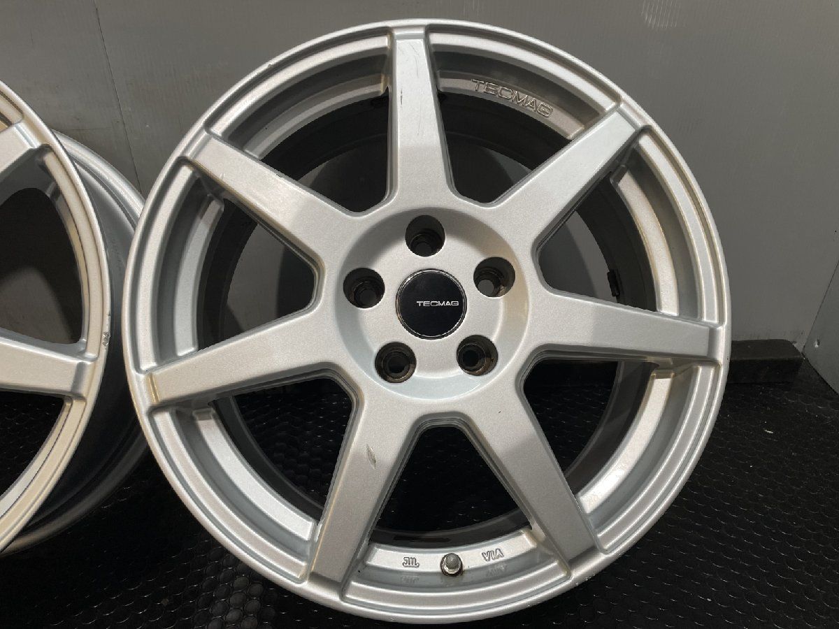 Weds TAS JAPAN TECMAG テクマグ 17インチ 4本 7J5HPCD112 40 空気圧センサー VW|ザ ビートル|パサート|ティグアン|シャラン等 MHG009 FFCRYSTALESIA_COM