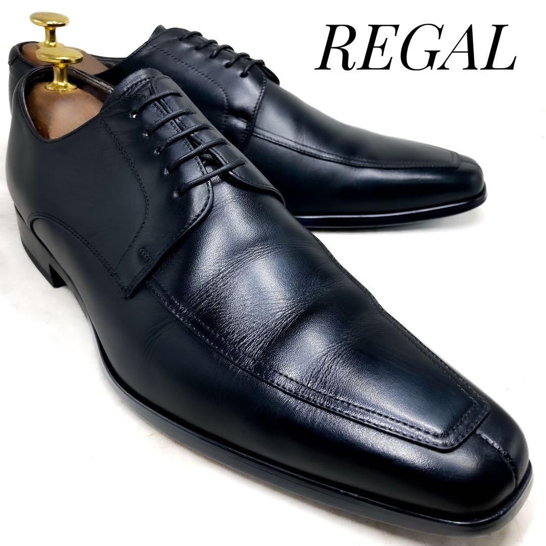 REGAL リーガル Uチップ Y916 黒 ブラック 25cm 革靴 カジュアル 本革