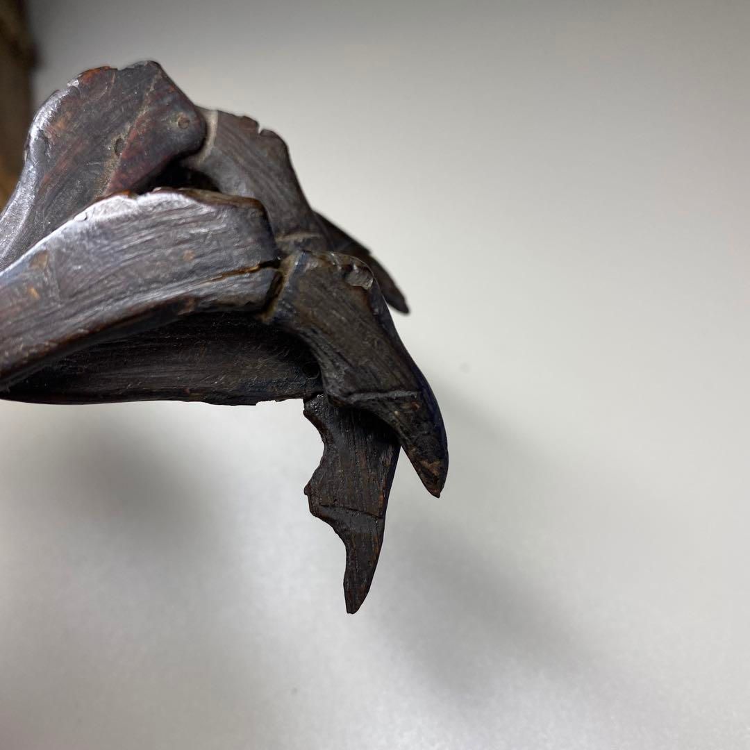 竹根 蟹自在置物