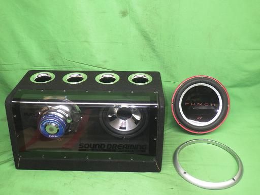 【中古】ウーハーボックス サブウーハー セット