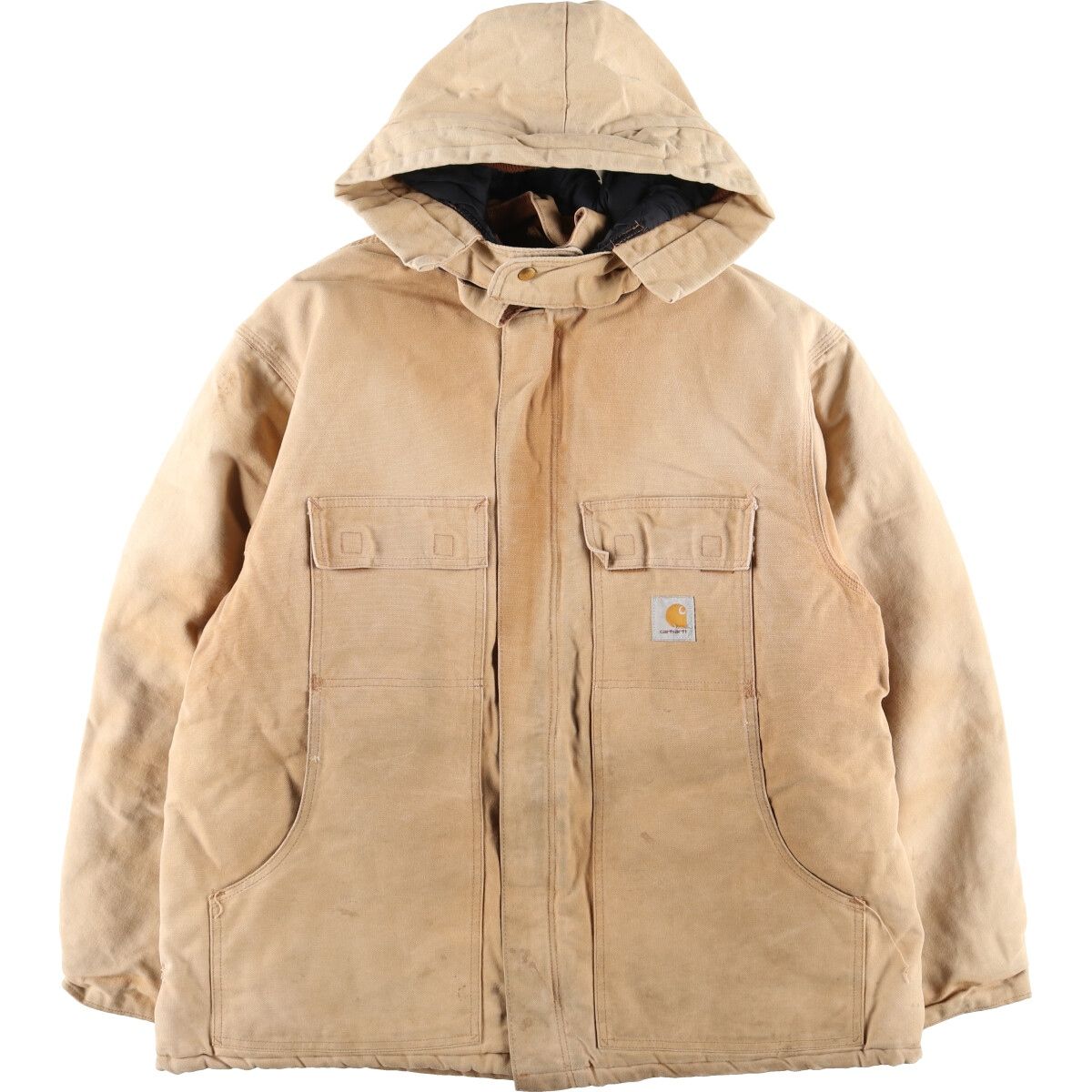 古着 カーハート Carhartt トラディショナルコート フード付き ダック