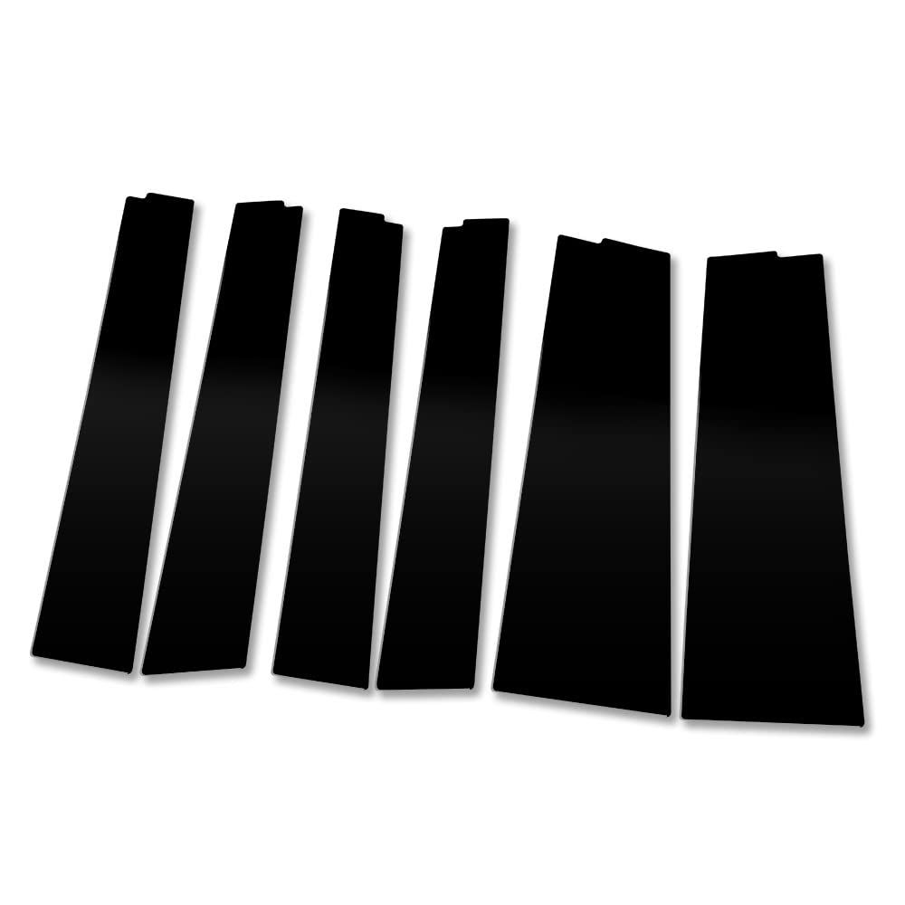 YOURS ユアーズ 90 系 ヴォクシー ノア ピラーガーニッシュ 6PCS ピアノブラック 純正サイドバイザー装着車 VOXY NOAH カスタム パーツ ドレスアップ TOYOTA トヨタ y402-019 2