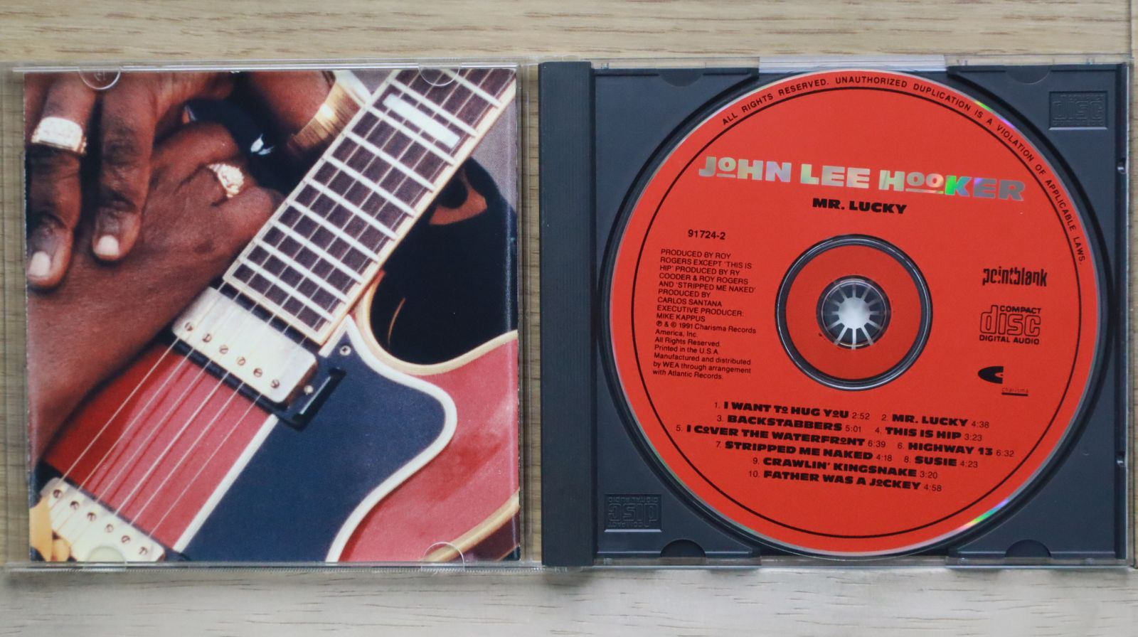 中古CD☆ジョン・リー・フッカー/JOHN LEE HOOKER□ Mr Lucky 【917242