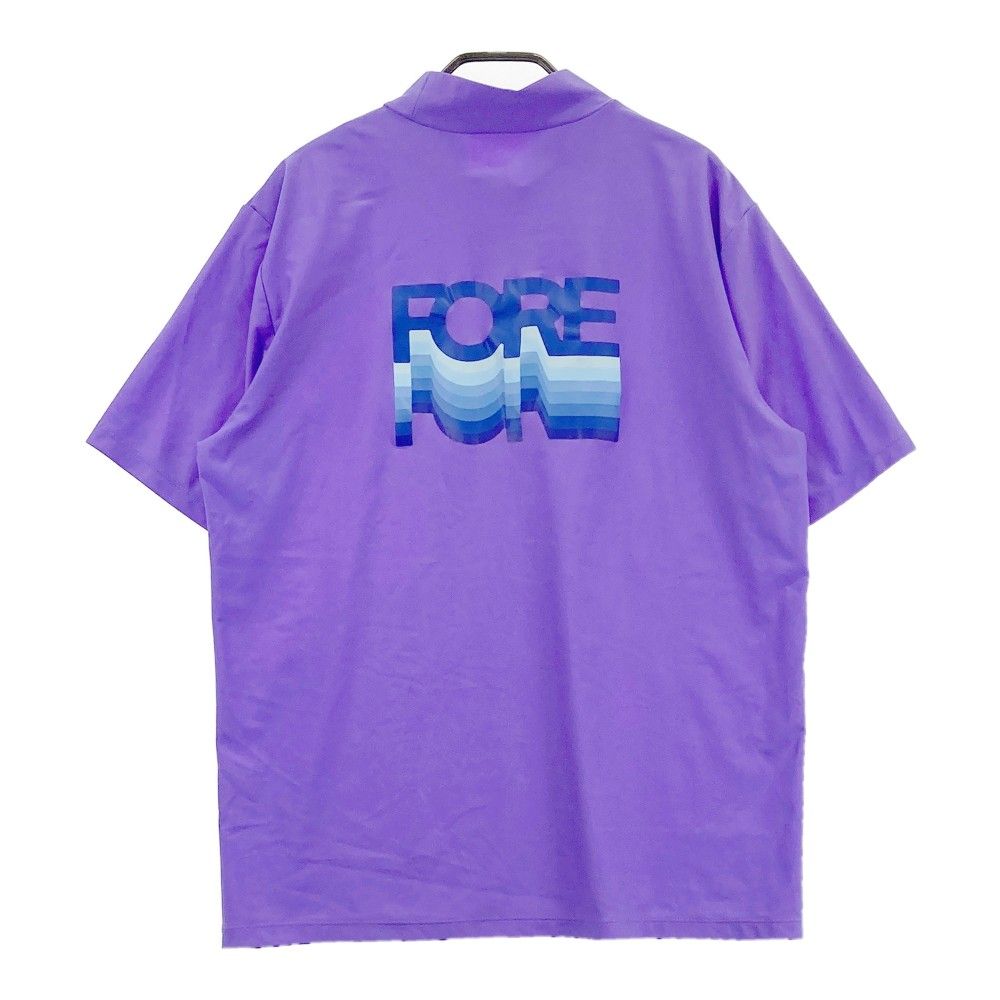 半袖モックネックTシャツ