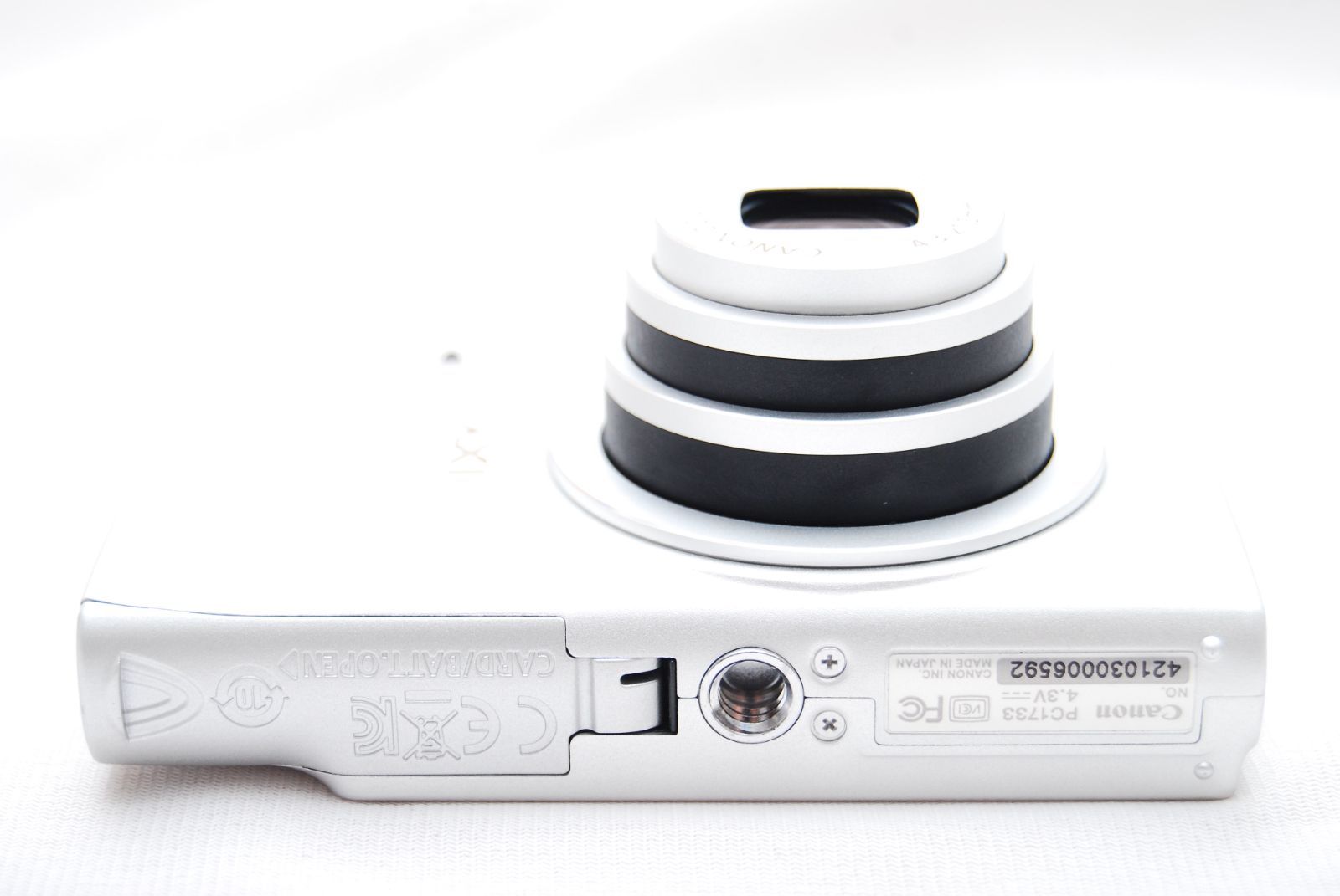 ☆美品 Canon デジタルカメラ IXY 220F シルバー 光学5倍ズーム 広角 