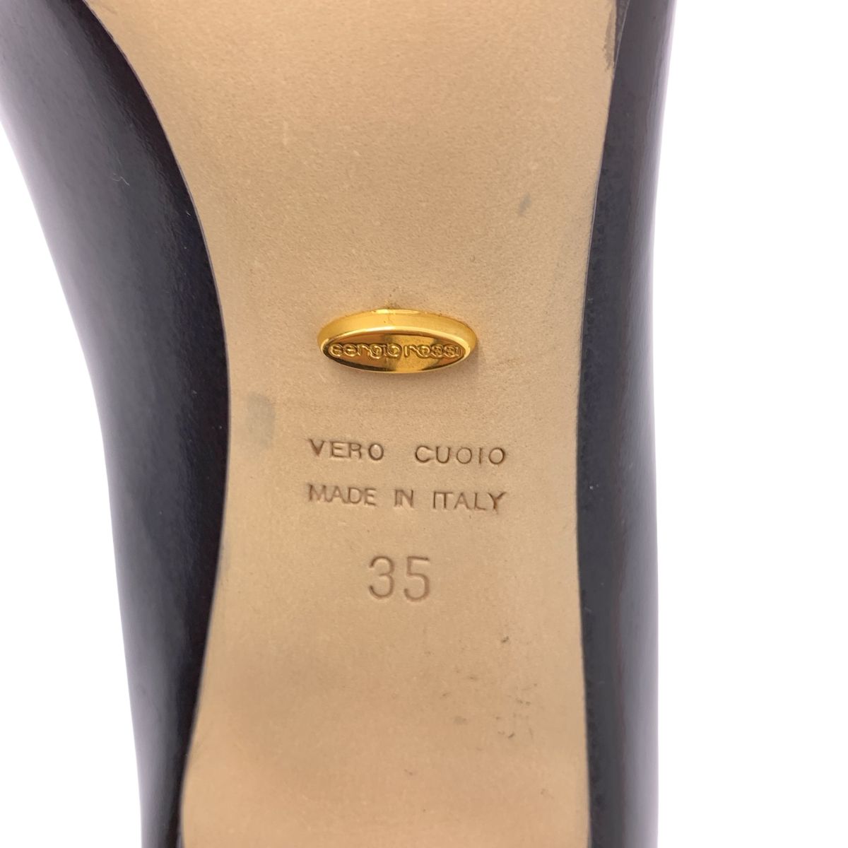 超人気、高品質で超激安。 sergio rossi セルジオロッシ レザー ポインテッドトゥ ヒール パンプス 35 ブラック レディース 今だけ値下