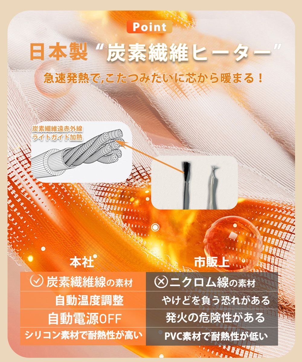 電気毛布 掛け敷き ROASICEE ダブル フランネル 洗える 9時間 タイマー