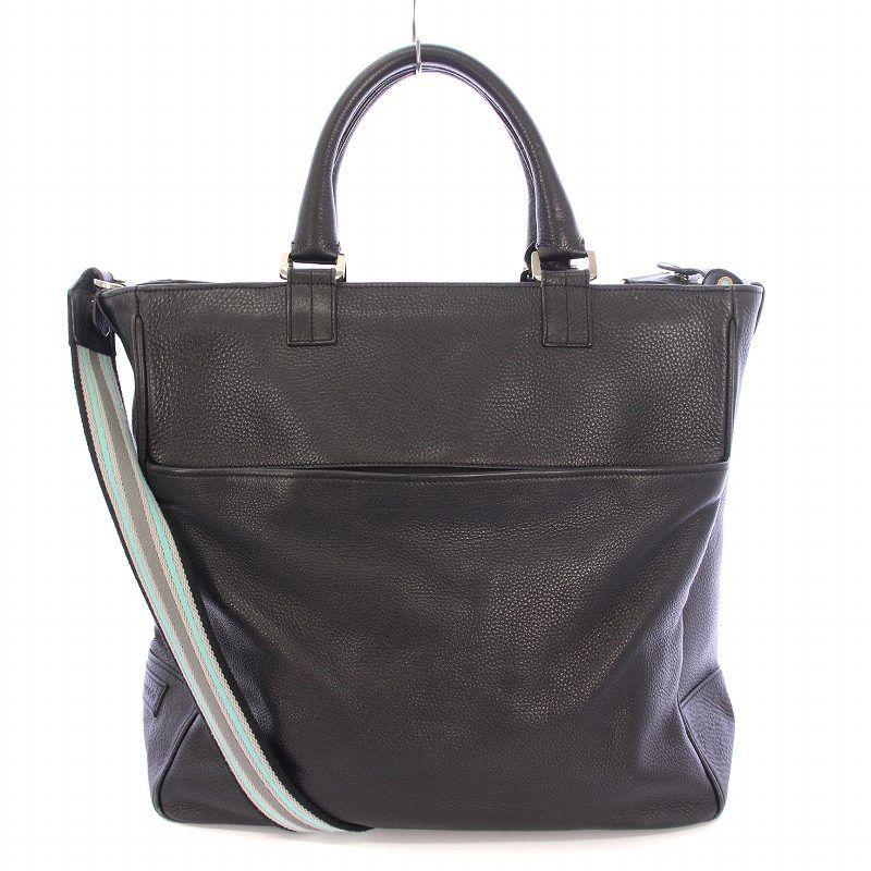 ティファニー TIFFANY - CO. 2WAY トートバッグ ハンドバッグ ショルダーバッグ レザー 黒 ブラック |BB OH