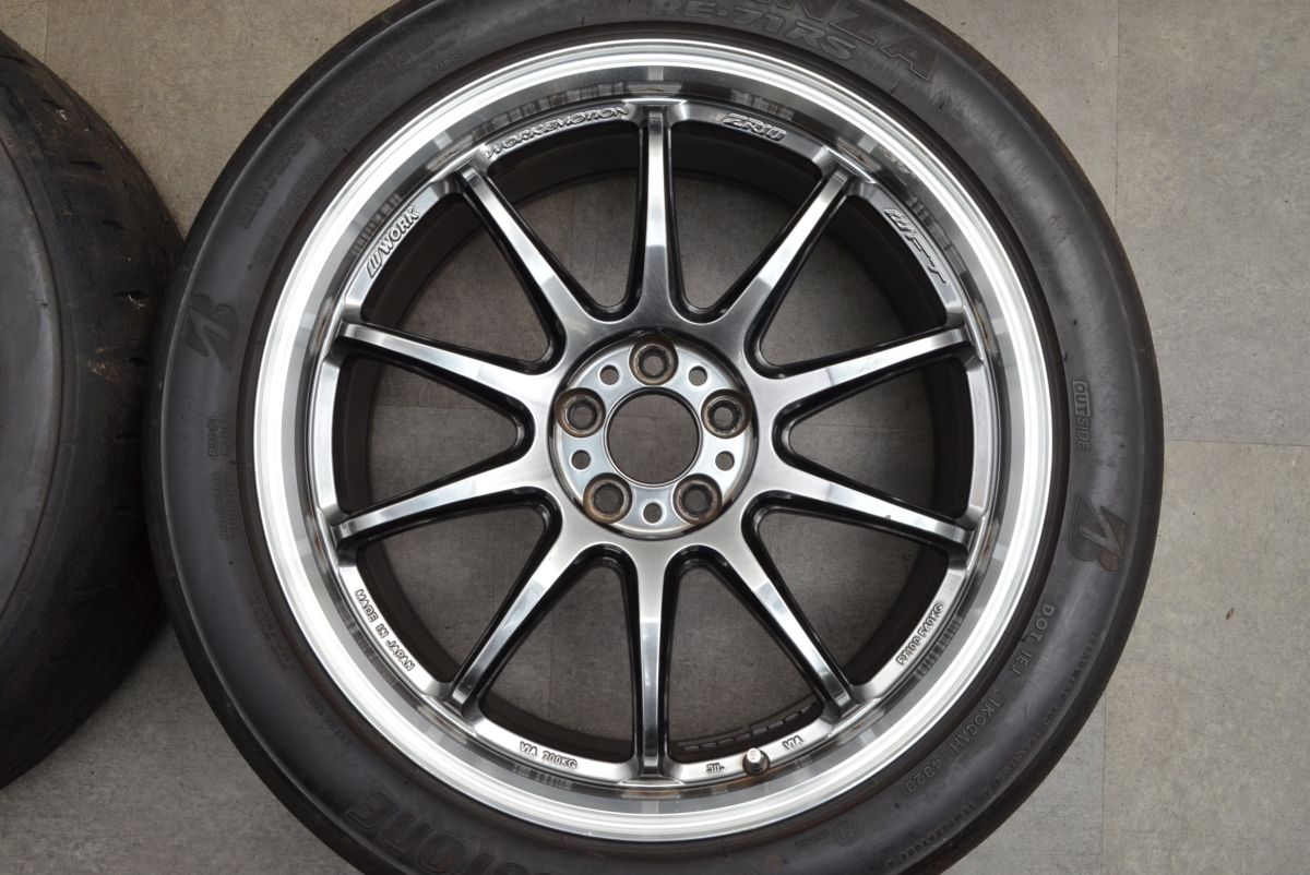 人気ホイール】WORK EMOTION ZR10 18in 8.5J +47 PCD100 ブリヂストン