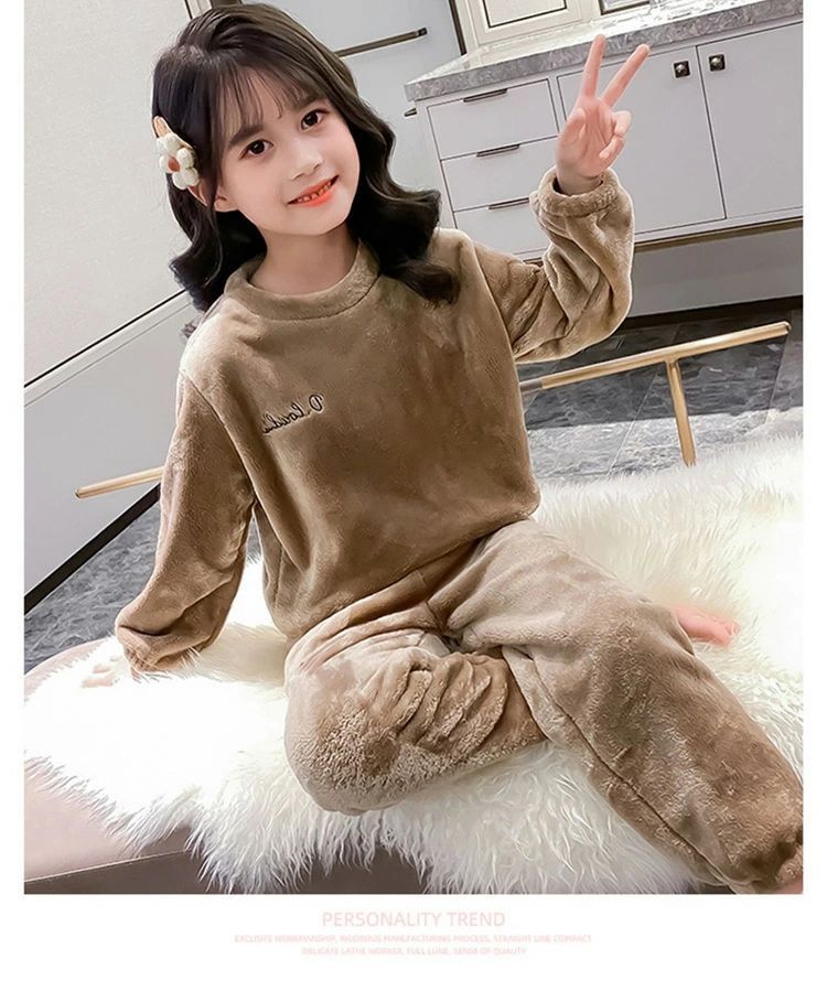 パジャマ キッズ 長袖 子供 女の子 男の子 セットアップ スウェット 冬 ルームウェア もこもこ 暖かい 上下セット 厚手 裏起毛 あったか 子