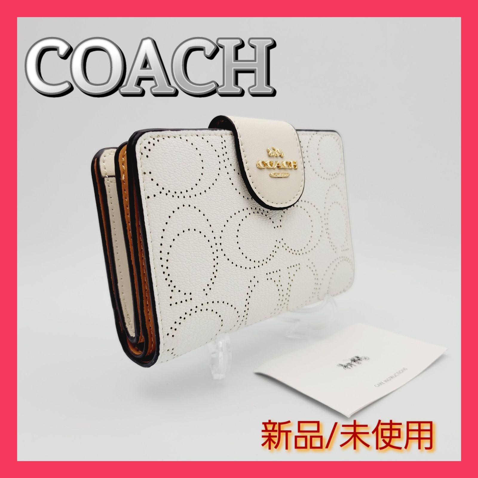 コーチ 二つ折り財布レディースCOACH チョーク - 通販 - gofukuyasan.com