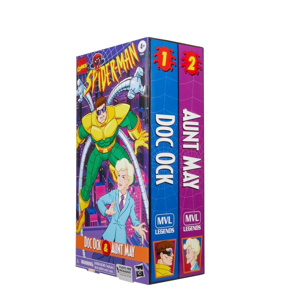 マーベルレジェンド X-MEN VHS アニメイテッド ドクターオクトパス & メイおばさん 6インチアクションフィギュア 2-Pack Xメン