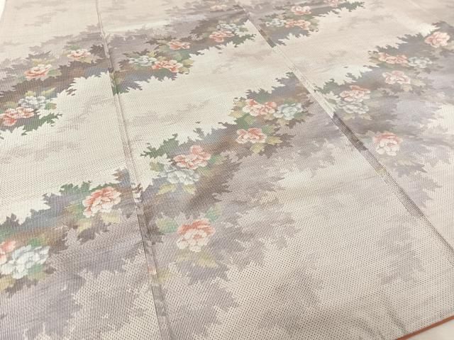 平和屋着物○本場大島紬 白大島 名匠たかし 本場大島紬 7マルキ