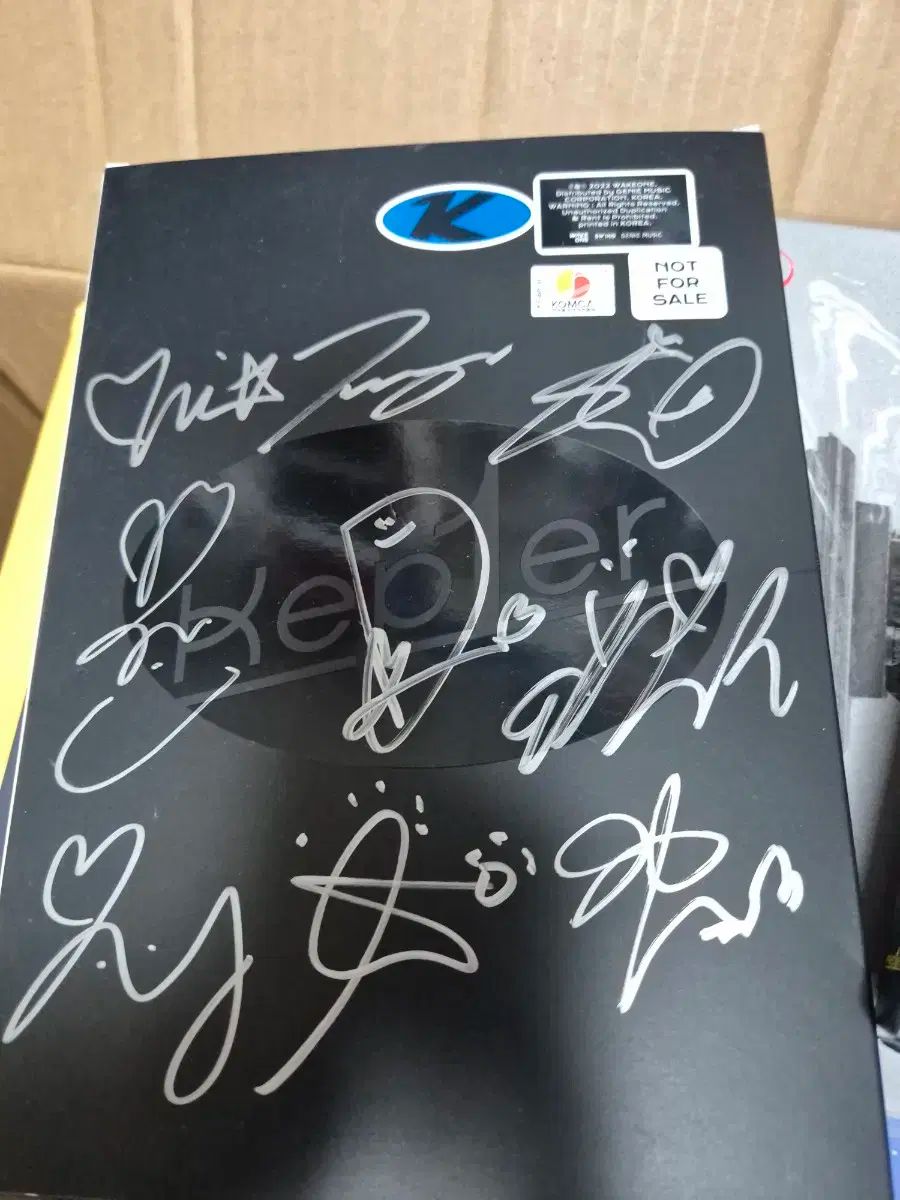 kep1er 全員直筆サイン入りTシャツ Kep1er 直筆サイン入り チェキ