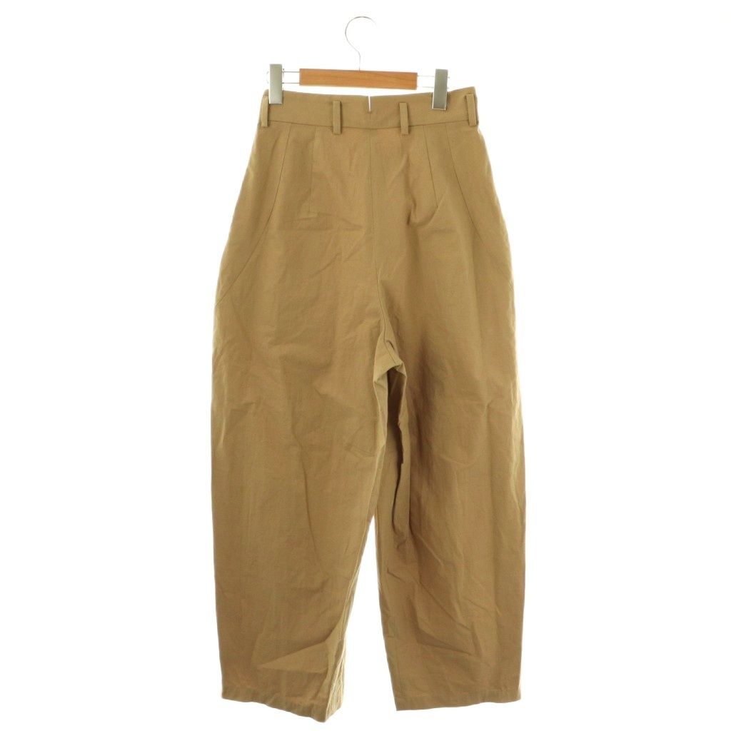 サポートサーフェス support surface コットンリネンタックパンツ  