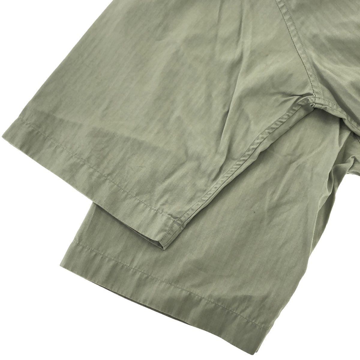 AURALEE オーラリー 22SS WASHED FINX HERRINGBONE HALF SLEEVED