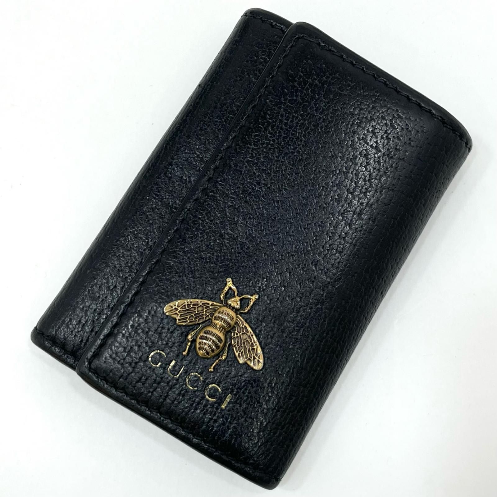 GUCCI | グッチ アニマリエ ビー 6連キーケース 523683 ブラック 尾張小牧店