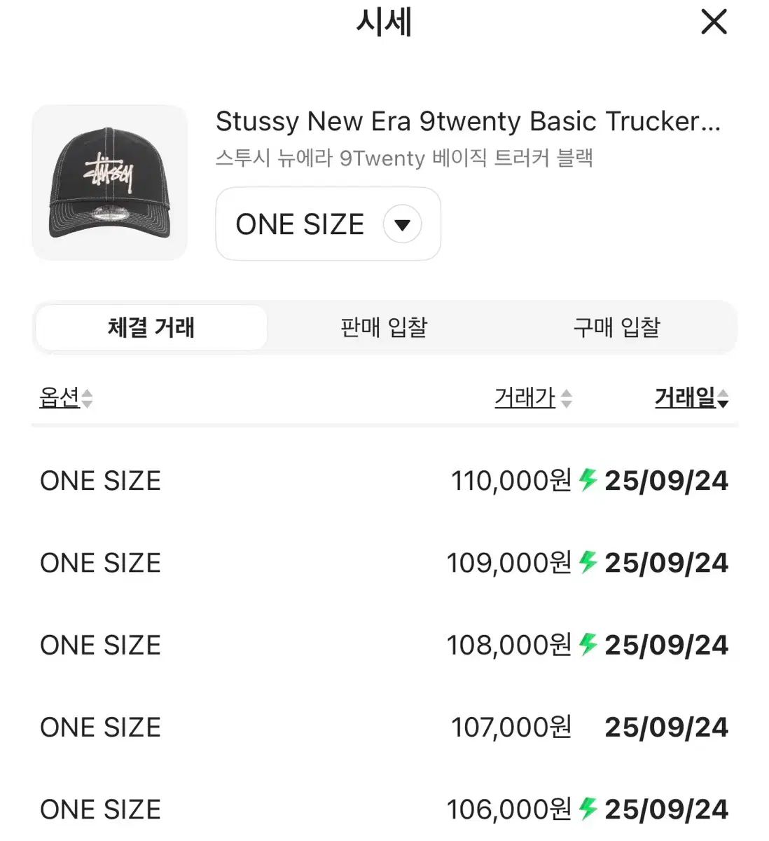 STUSSY ステューシー NEW ERA ニューエラ 9Twenty トラッカー ブラック ボールキャップ