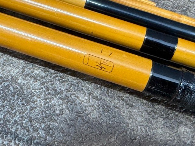 ヘラ鮒竿　一作　あざみ へら竿2本【中古】ヘラブナ釣り 一作 あざみ 540 6本継 一作 約