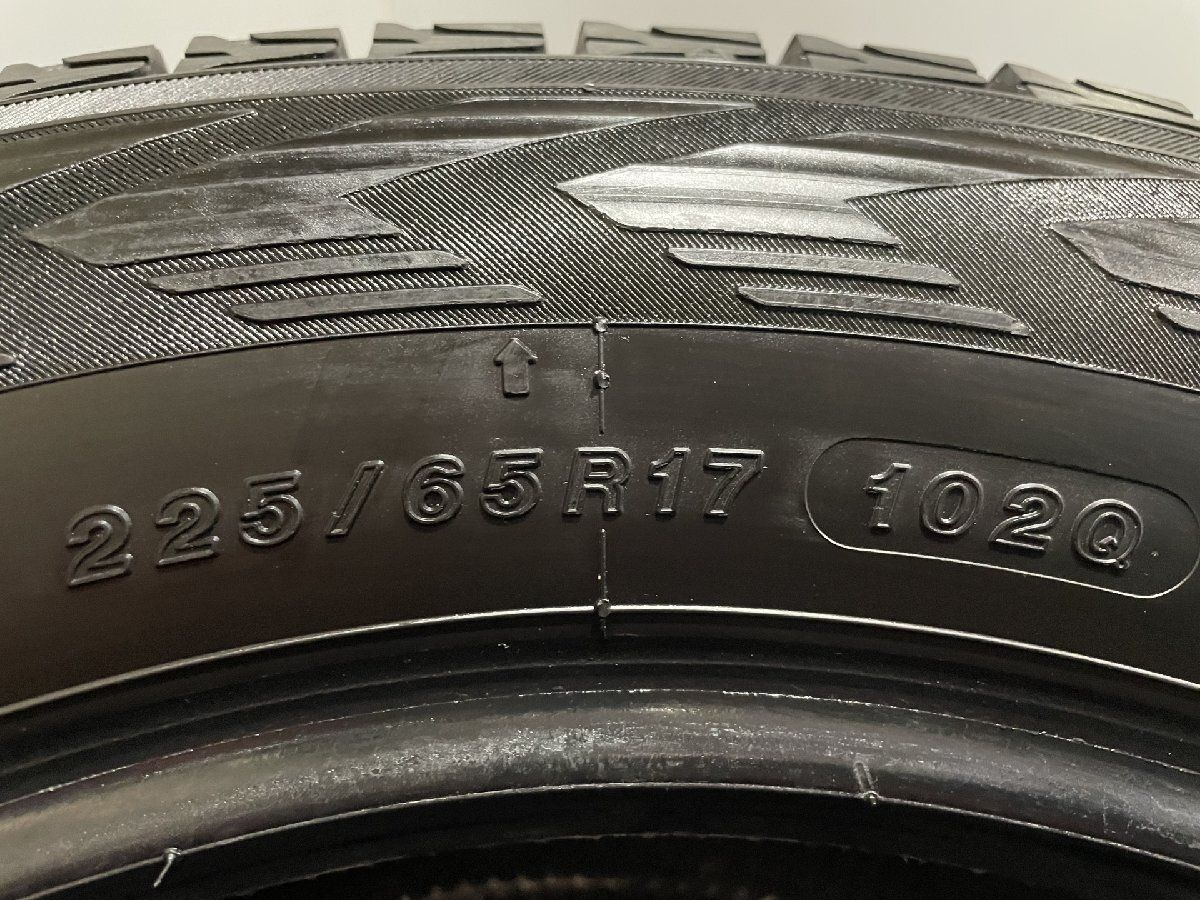 YOKOHAMA ice GUARD G075 225/65R17 17インチ スタッドレス 4本 19年製 バリ溝 ハリアー エクストレイル CX-5等　(MTW122)