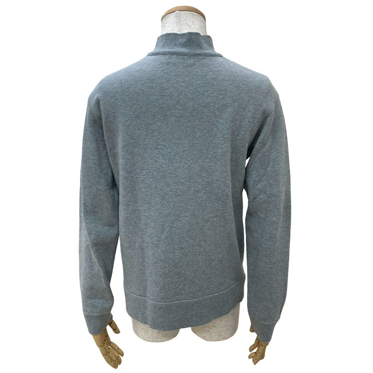 BURBERRY バーバリー ブラックレーベル シャドーホース ジップアップ ブルゾン Mサイズ スウェット パーカー メンズ グレー 133-2