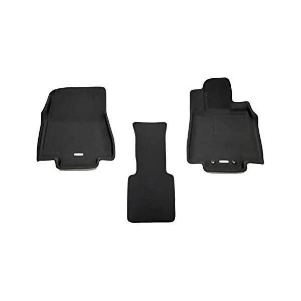 クラッツィオ フロアマット 立体タイプ フロント用 ステップワゴン RP1-4 ガソリン車 NEWラバータイプ ブラック (ブラック/ラバータイ)