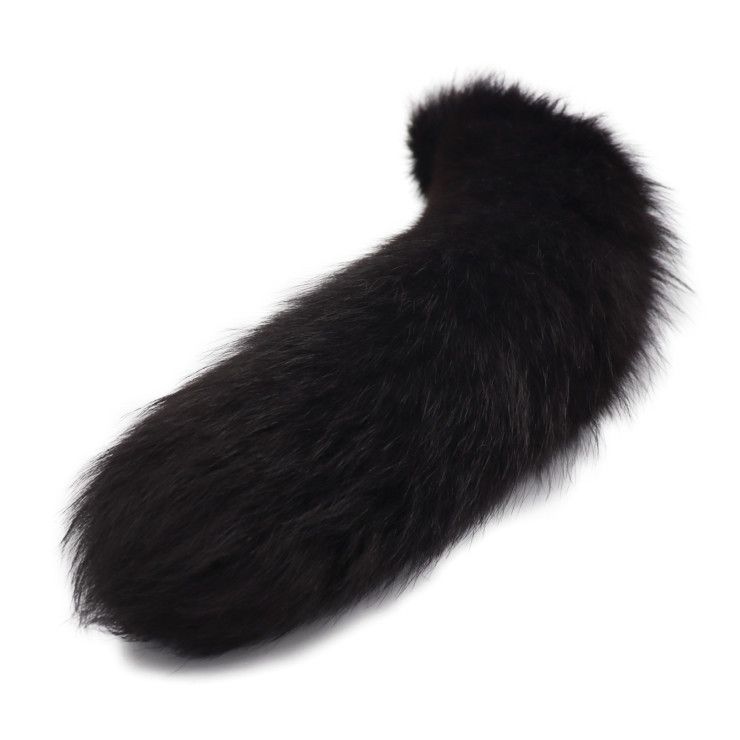 美品 CELINE セリーヌ FOX TAIL フォックス テール キーホルダー