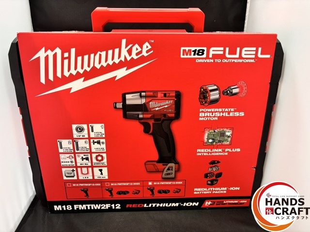 ◎ 開封品 milwaukee ミルウォーキー M18 FMTIW2F12-502XJP インパクト レンチ 充電器 5.0Ahバッテリー×2 ケース付き FUEL 18V