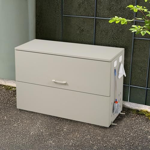 人気商品 安定 簡単組立 大型 ゴミ荒らし防止 頑丈 カラスよけ 通気性 大型 247L 野良猫よけ 大容量 大きい 屋外 ふた付き ゴミ箱 庭用 BTM