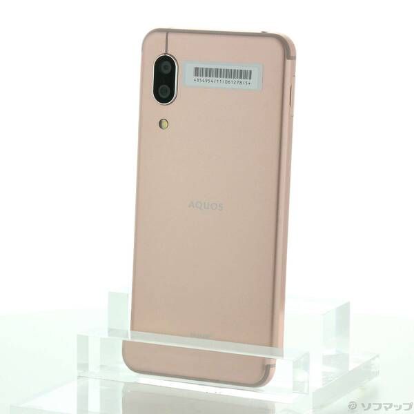 〔品〕 AQUOS sense3 ジャパネット版 64GB ライトカッパー SHWHM Y!mobile【352】