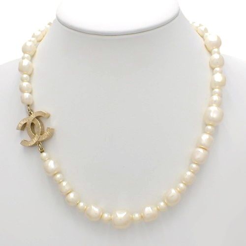 CHANEL(シャネル) ココマーク フェイクパール ネックレス ネックレス