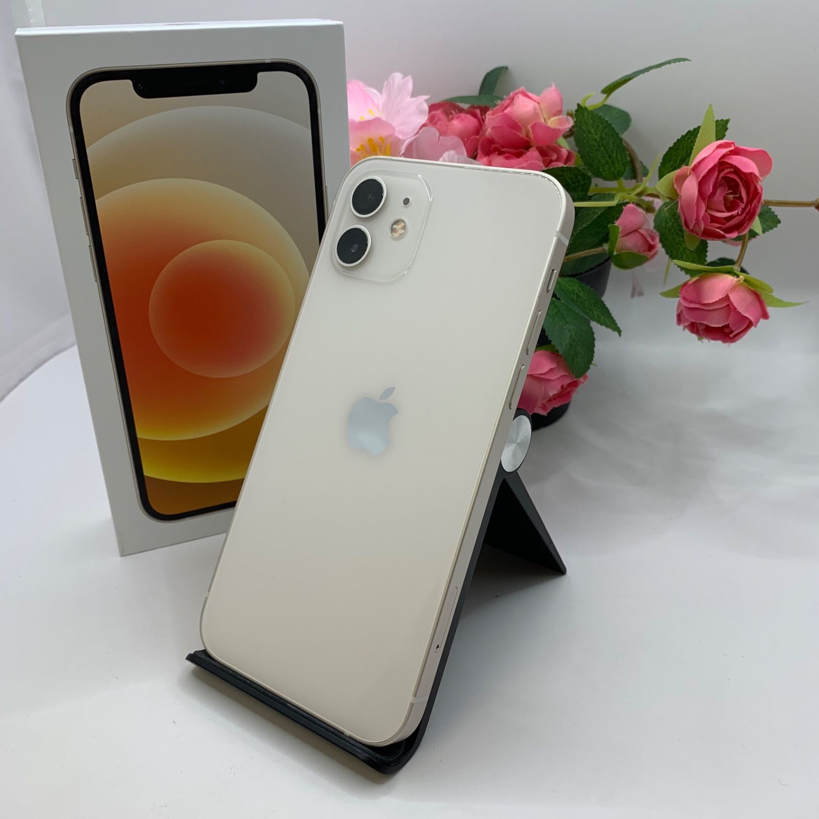 中古 iPhone 12 128GB ホワイトSIMフリー送料無料 - メルカリ