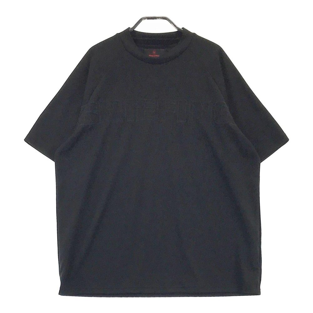 サイズ：L BRIEFING GOLF ブリーフィング 2024年モデル モックネック 半袖Tシャツ 刺繍  ブラック系 [240101394322]# ゴルフウェア メンズ ストスト