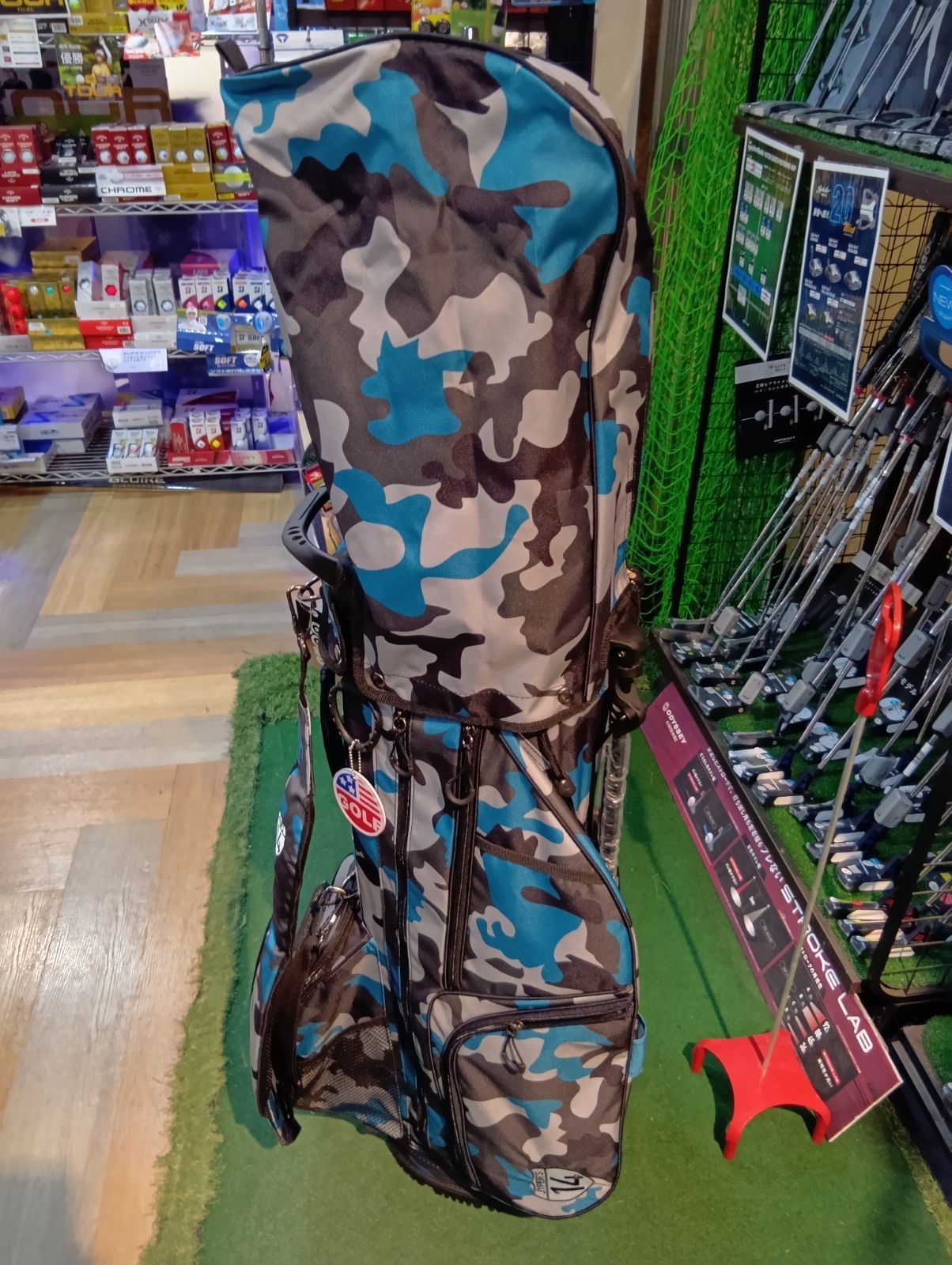 14分割 スタンドキャディバッグ