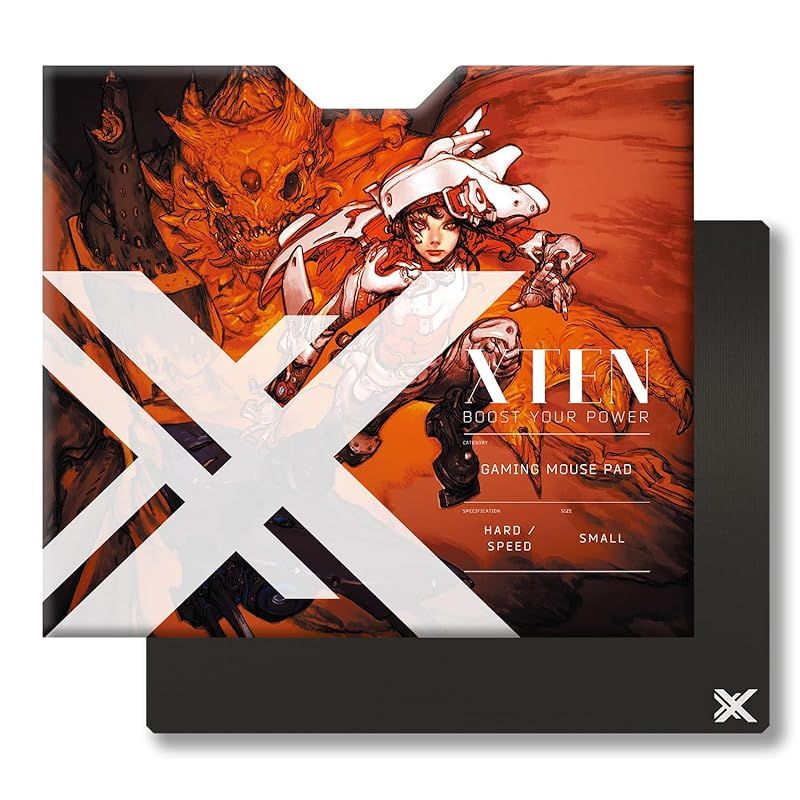 【新着商品】XTEN ゲーミングマウスパッド ハードタイプ Sサイズ [HARD/SPEED] P-SHS-AA-X ポリプロピレン+発泡ウレタン+EPDMゴム 0
