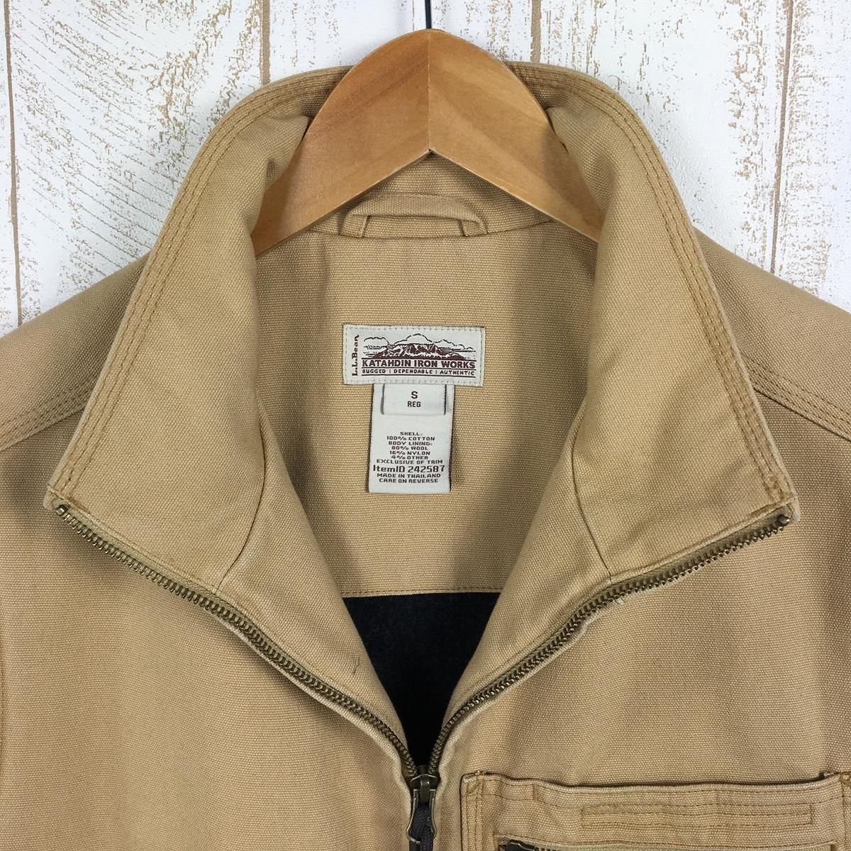 MENs S エルエルビーン カタディンアイアンワークス ウールラインド