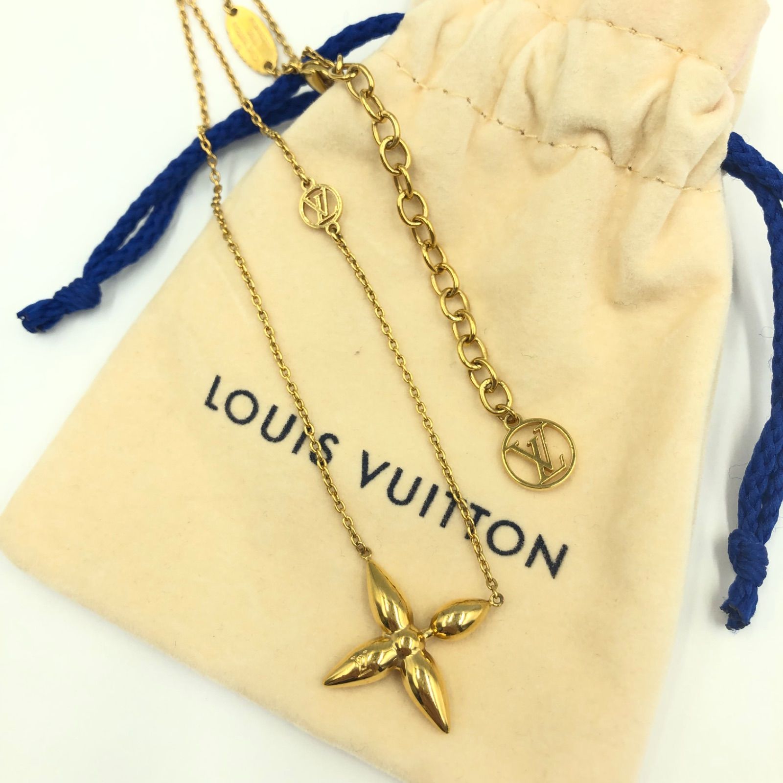 ルイヴィトン LOUIS VUITTON ネックレス•ルイゼット - メルカリ