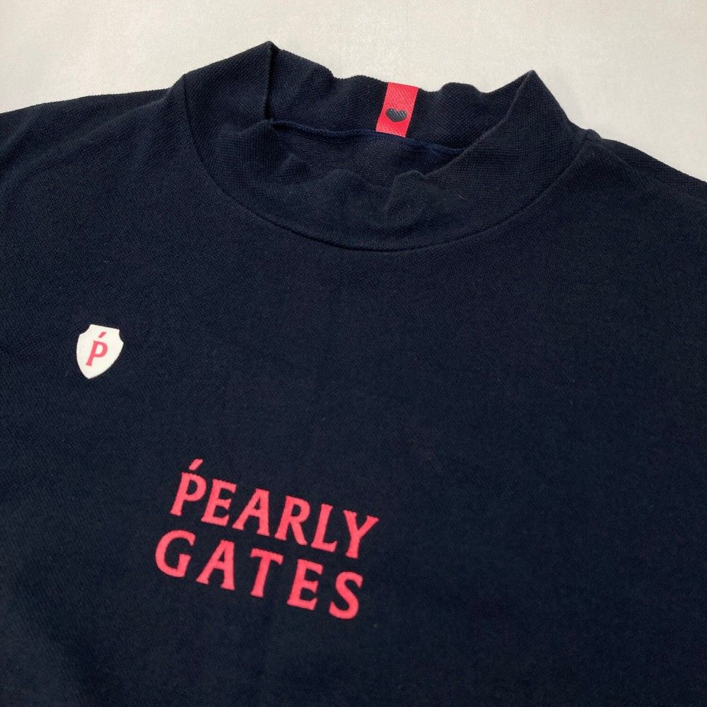 ⭐️新品同様 正規品 パーリーゲイツ モックシャサイズ：5 ブラック⭐️ 楽天市場】パーリーゲイツ モックシャツ（カラーネイビー