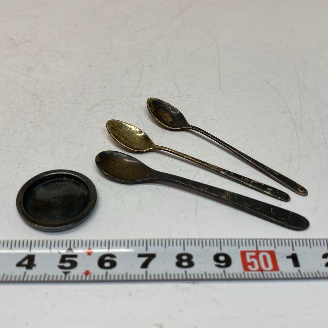 silver刻印 小匙3点 13g タサチ 東さ6-0401
