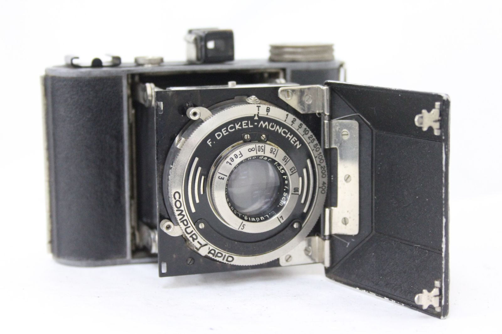 品 Korelle F.DECKEL-MUNCHN E.Ludwing.Lausa-Dresden. En ar7.5cm F3.5 蛇腹カメラ M5638