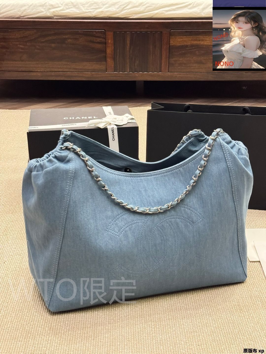 今日特価】Chanel シャネル ヴィンテージショッピングバッグ