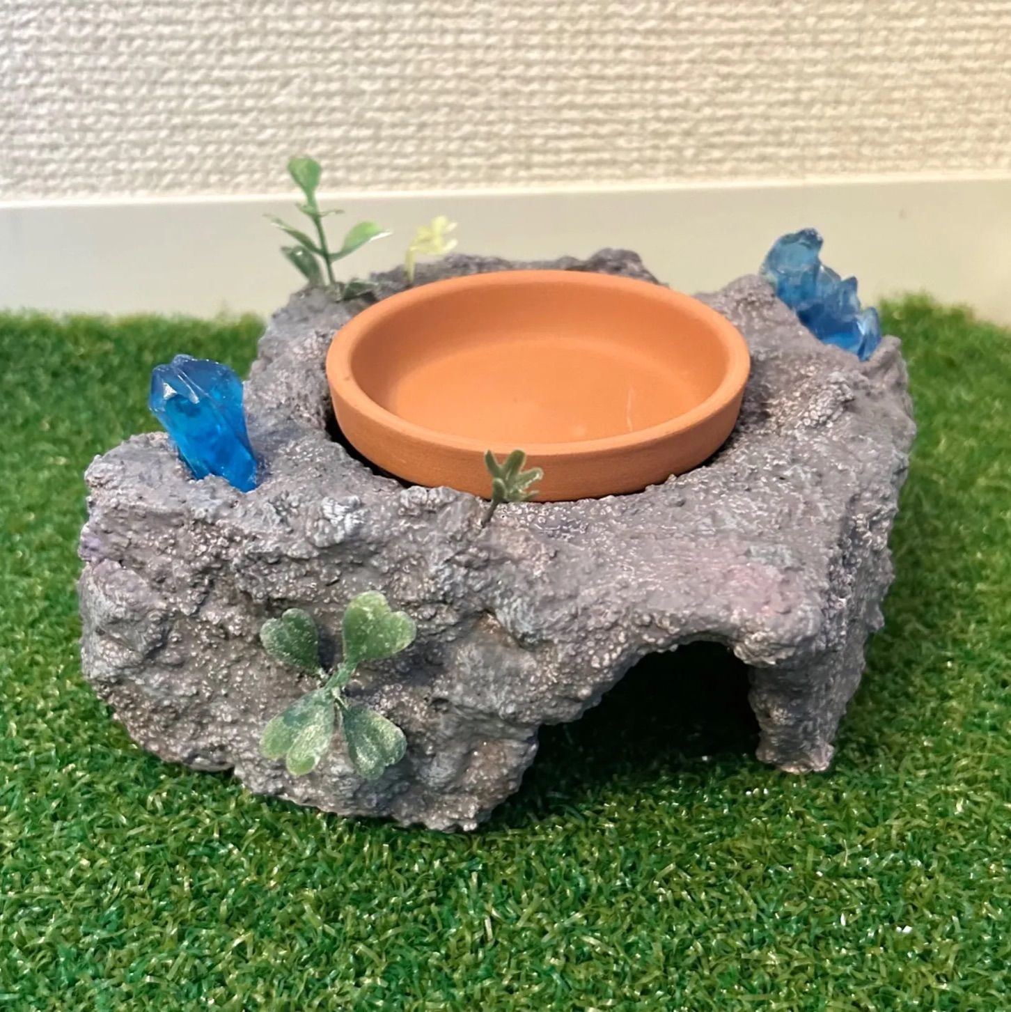 爬虫類 クリアランス ウェットシェルター岩石 爬虫類 ともえ屋 岩型