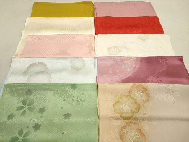 平和屋着物 和装小物 帯揚げ10枚セット 正絹 DAAX2100xg