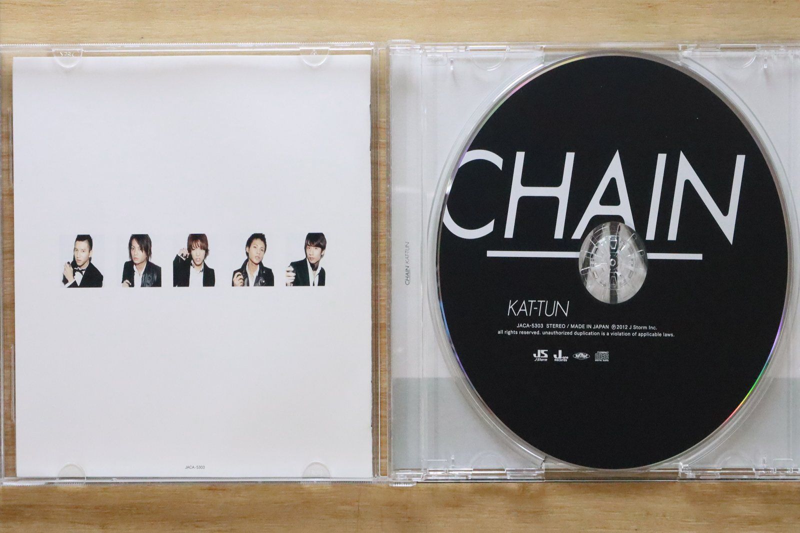 国内盤CD☆カトゥーン/KAT-TUN□ CHAIN 【JACA5303/4580117623041
